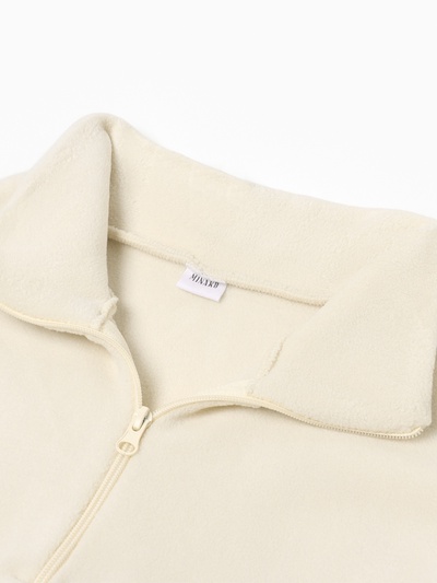 Джемпер флисовый мужской MINAKU: Fleece Soft, размер 54, бежевый