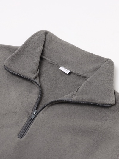 Джемпер флисовый мужской MINAKU: Fleece Soft, размер 44, графитовый