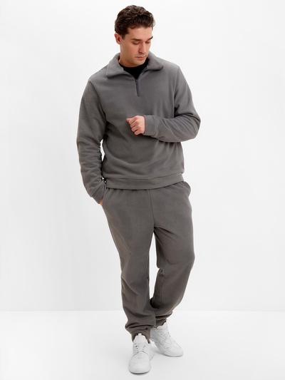 Джемпер флисовый мужской MINAKU: Fleece Soft, размер 50, графитовый
