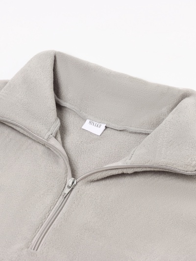 Джемпер флисовый мужской MINAKU: Fleece Soft, размер 46, серый