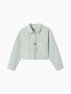 Рубашка для девочки MINAKU: Jeans collection, цвет серо-голубой, рост 128 см 10701944 - фото 13110917