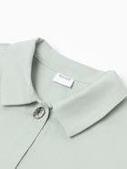 Рубашка для девочки MINAKU: Jeans collection, цвет серо-голубой, рост 128 см 10701944 - фото 13110918