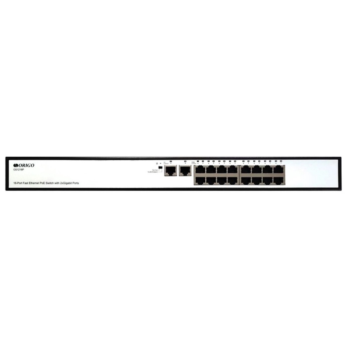 Коммутатор Origo OS1218P/190W OS1218P/190W/A1A 16x100Мбит/с 2x1Гбит/с 16PoE 16PoE+ неуправл   107489 - фото 51684571