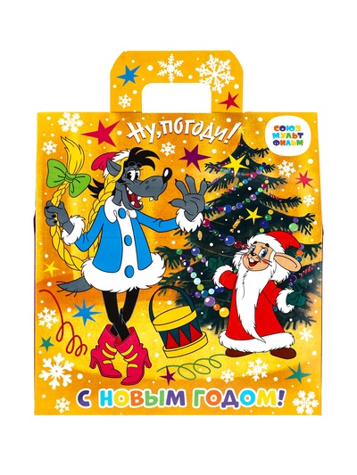 Новогодний подарок, сладкий, детский «Ну Погоди!», детский, 500 г