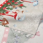 Скатерть новогодняя Зимние чудеса (12с23) 145х180см, рогожка 170г/м, хл100% - фото 26921204