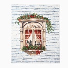 Полотенце Новогодний зал 45х60см, рогожка 160г/м хл100% - фото 26921212