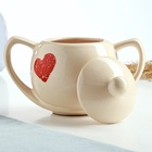 Сахарница "Элегант" 0,4л / 10х13см, валентинка - фото 26215972