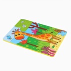 Игрушки резиновые для купания Крошка Я «Жирафик» 2 в 1, пазл, книжка для ванны - Фото 13