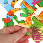 Игрушки резиновые для купания Крошка Я «Жирафик» 2 в 1, пазл, книжка для ванны - Фото 14