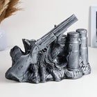 Подставка для бутылки «Охота», 33×23×26 см, гипс под серебро - Фото 2