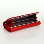 Кошелёк женский на магнитах с фермуаром, цвет красный - фото 26395674