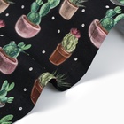 Скатерть «Этель» Succulents, 146×180 см, 100% хлопок, саржа 190 г/м² - фото 27398336