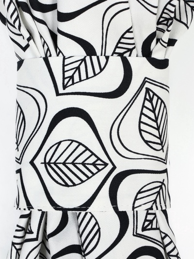 Шторы для кухни «Этель» Leaves, 149×180 см - 2 шт., подхваты - 2 шт., 100% хлопок