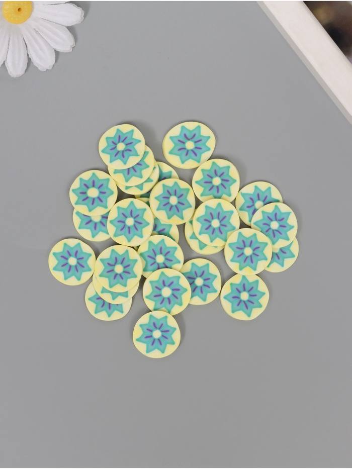 Декор для творчества PVC «Яблоко в разрезе», набор 20 г, 0.3×2×2 см