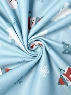 Плед флисовый новогодний «Этель. Снеговики», 100×150 см, флис, пл. 160 г/м² - Фото 3