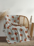 Плед флисовый новогодний «Этель. Медведи», 100×150 см, флис, пл. 160 г/м² - Фото 4