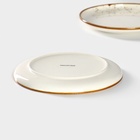 УЦЕНКА Набор тарелок пирожковых 2 шт. Magistro «Церера» 18×2 см белая - Фото 6