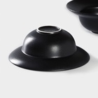 УЦЕНКА Набор тарелок для пасты 2 шт. Magistro «Carbon», 19.5 см × 19.5 см - Фото 4