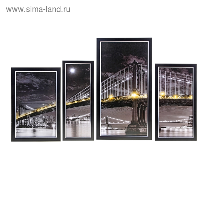 Картина модульная "Мост"  100*60 см - Фото 1