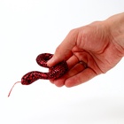 Мягкий магнит «Змея» блестящая, 9 см, цвет МИКС - Фото 3