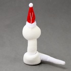 Мягкая игрушка «Змея», на подвесе, 14 см, цвет белый - Фото 5