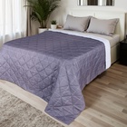 Покрывало 2-спальное LoveLife Cage: grey, 180×210±5 см, микрофайбер - Фото 1