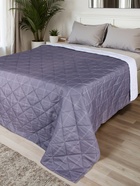 Покрывало 2-спальное LoveLife Cage: grey, 180×210±5 см, микрофайбер - Фото 1