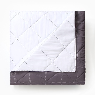 Покрывало евро макси LoveLife Cage: grey, 240×210±5 см, микрофайбер