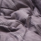 Покрывало евро макси LoveLife Cage: grey, 240×210±5 см, микрофайбер - Фото 4