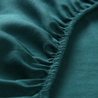 Простыня на резинке 2-спальная «Этель», 180×200+25 см, зелёная, бязь - Фото 3