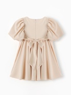 Платье для девочки, MINAKU :Party Dress, цвет молочный, рост 104 см - Фото 18