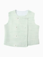 Жилетка для девочки, MINAKU :Party Dress, зелёная, рост 122 см - Фото 14