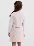 Жилетка для девочки, MINAKU :Party Dress, розовая, рост 158 см - Фото 10