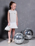 Сарафан для девочки, MINAKU :Party Dress, цвет белый, рост 116 см - фото 808423782