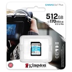 Карта памяти SDXC 512GB Kingston SDG3/512GB Canvas Go! Plus w/o adapter - фото 51685081 Карта памяти SDXC 512GB Kingston SDG3/512GB Canvas Go! Plus w/o adapter - фото 51685081