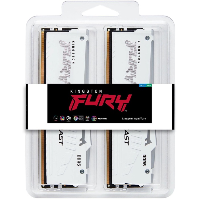 Память DDR5 2x16GB 5600MHz Kingston KF556C36BWEAK2-32 Fury Beast RGB RTL Gaming PC5-44800 C   107350 - фото 51685084