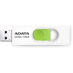 Флешка A-Data 128GB UV320 AUV320-128G-RWHGN USB3.2 белый/зеленый