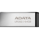 Флешка A-Data 64GB UR350 UR350-64G-RSR/BK USB3.2 серебристый/черный - фото 51685109