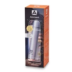 Термос "Арктика", 101, 750 мл, d-5.1 см, с чехлом, 24 ч, h-28.8 см, d-8.1 см, хром - фото 26184195