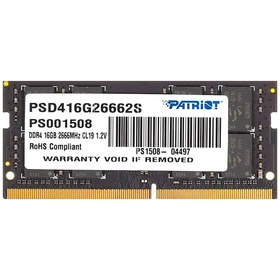 Оперативная память Patriot DDR4 16GB 2666MHz Signature Line (PSD416G26662S)