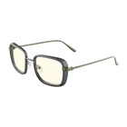 Очки для компьютера (для геймеров) GUNNAR FALLOUT® VAULT 33 Clear FAL-05509, GUNMETAL-OLIVE   108243 - Фото 1