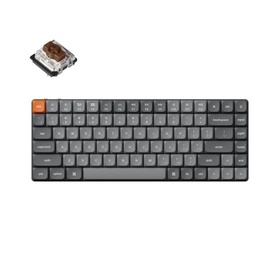 Беспроводная механическая ультратонкая клавиатура QMK Keychron K3 Max, 84 клавиши, RGB-подс   108244