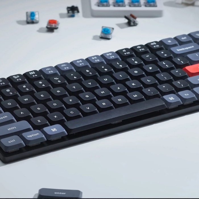 Беспроводная механическая ультратонкая клавиатура QMK Keychron K3 Pro, 84 клавиши, RGB-подс   108244 - фото 51686517