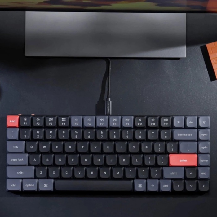 Беспроводная механическая ультратонкая клавиатура QMK Keychron K3 Pro, 84 клавиши, RGB-подс   108244 - фото 51686518