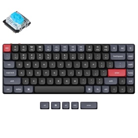 Беспроводная механическая ультратонкая клавиатура QMK Keychron K3 Pro, 84 клавиши, RGB-подс   108244