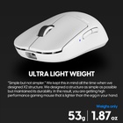 Игровая мышь Pulsar X2 V2 Wireless Size 1 (mini) White - фото 51686696 Игровая мышь Pulsar X2 V2 Wireless Size 1 (mini) White - фото 51686696