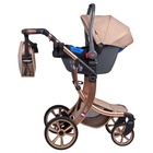 Автолюлька детская к коляске Farfello Aimile KS-2150/a, группа 0+ (0-13 кг), цвет кремовый - Фото 2