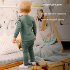 Комплект детский (джемпер, брюки) MINAKU, рост 74-80 см, хаки - Фото 3