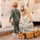 Комплект детский (джемпер, брюки) MINAKU, рост 74-80 см, хаки - Фото 7