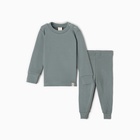 Комплект детский (джемпер, брюки) MINAKU, рост 74-80 см, хаки - Фото 8